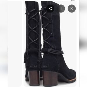 SOREL Farah Suede Mid Tassel Boots